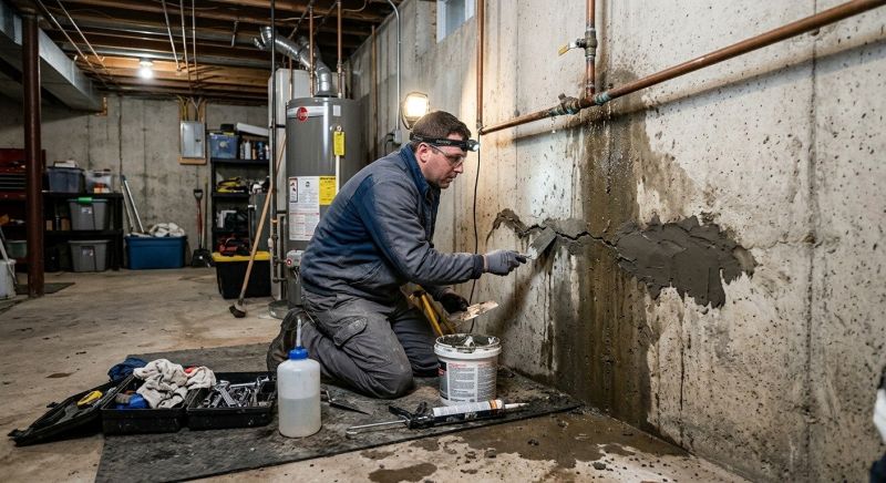 Basement Concrete Sealing in Fredericksburg, VA