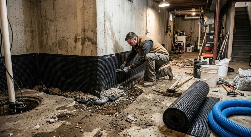 Basement Leak Repair in Greenville, SC