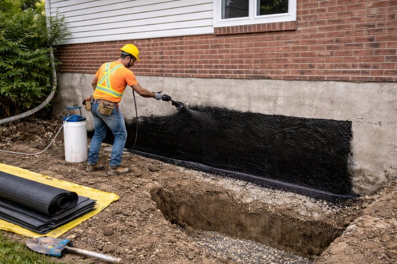 Wall Waterproofing in Greenville, SC